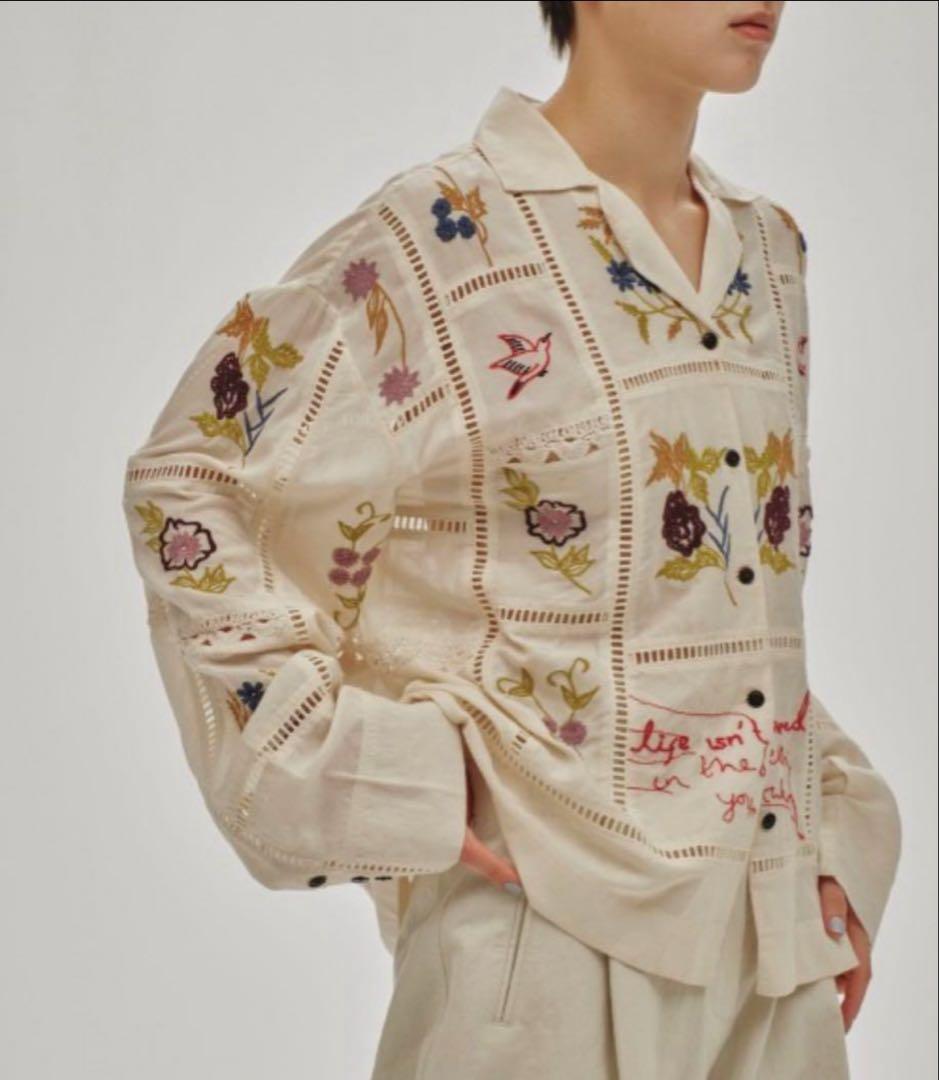 TODAYFUL Embroidery Patchwork Shirts