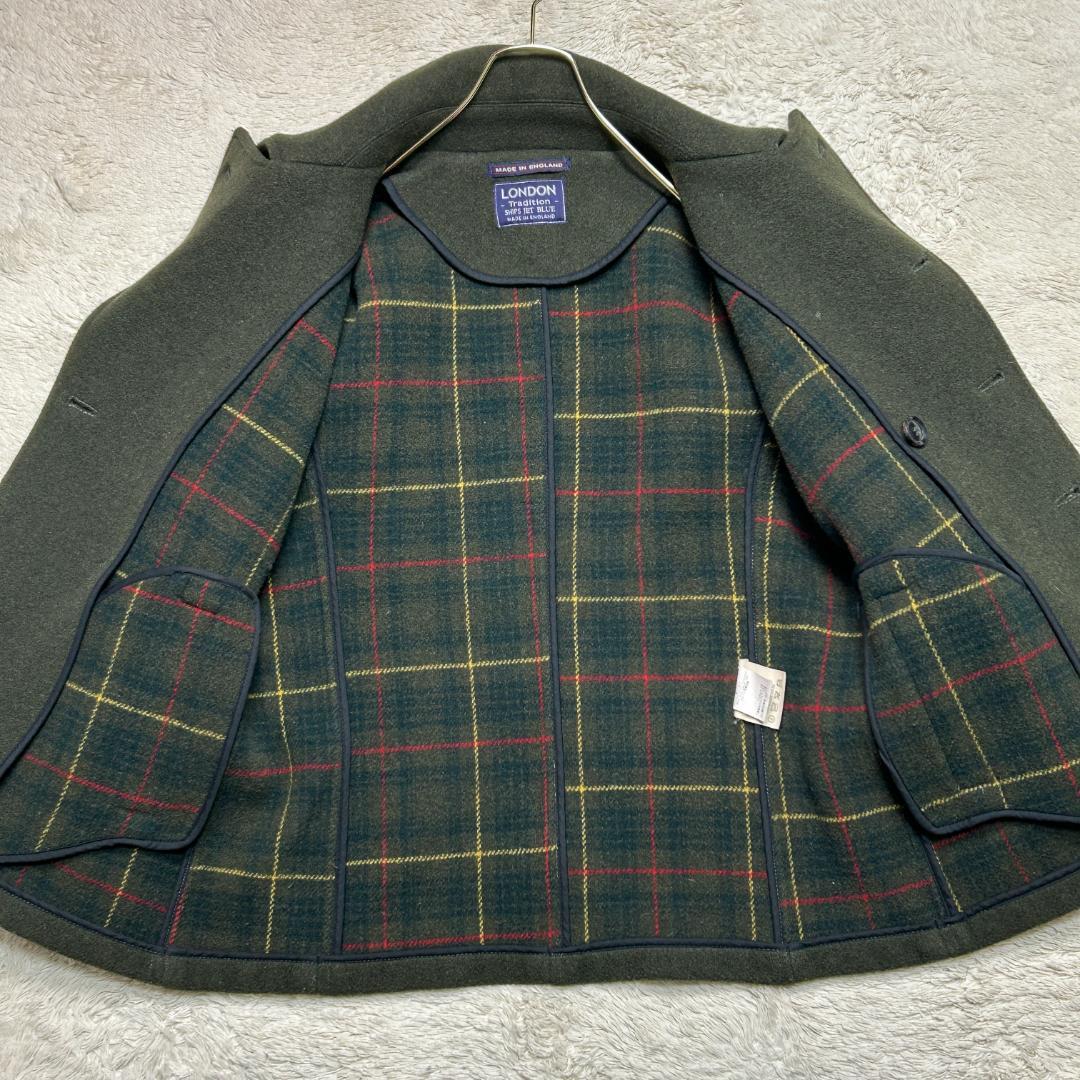 LONDON TRADITIONAL×SHIPS JET BLUE ピーコート