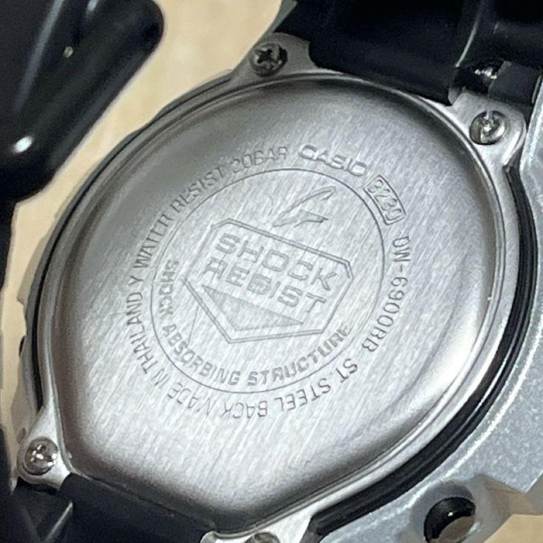 【レアカラー未使用級美品】G-SHOCK DW-6900BB純正カスタム電池新品