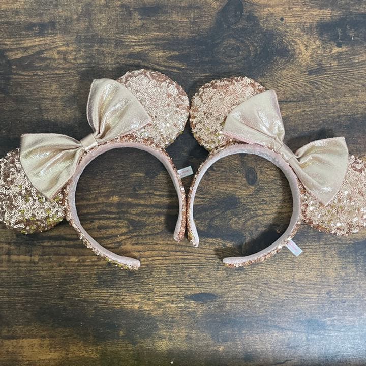 ミニー ピンクゴールド ラメ ディズニー スパンコール カチューシャ テレビで話題 ミニー ピンクゴールド ラメ ディズニー スパンコール カチューシャ テレビで話題