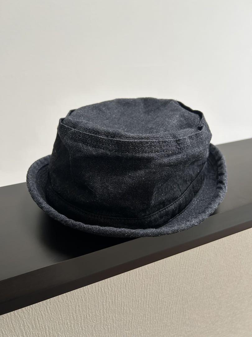 シュガーケーン 10oz ブラックデニム ポークパイ ハット SC02466