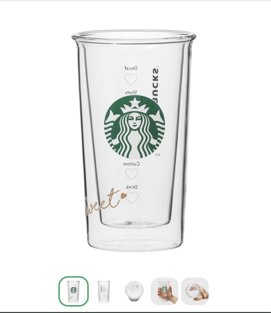 【２個セット】バレンタイン2023 耐熱ダブルウォールグラス355ml