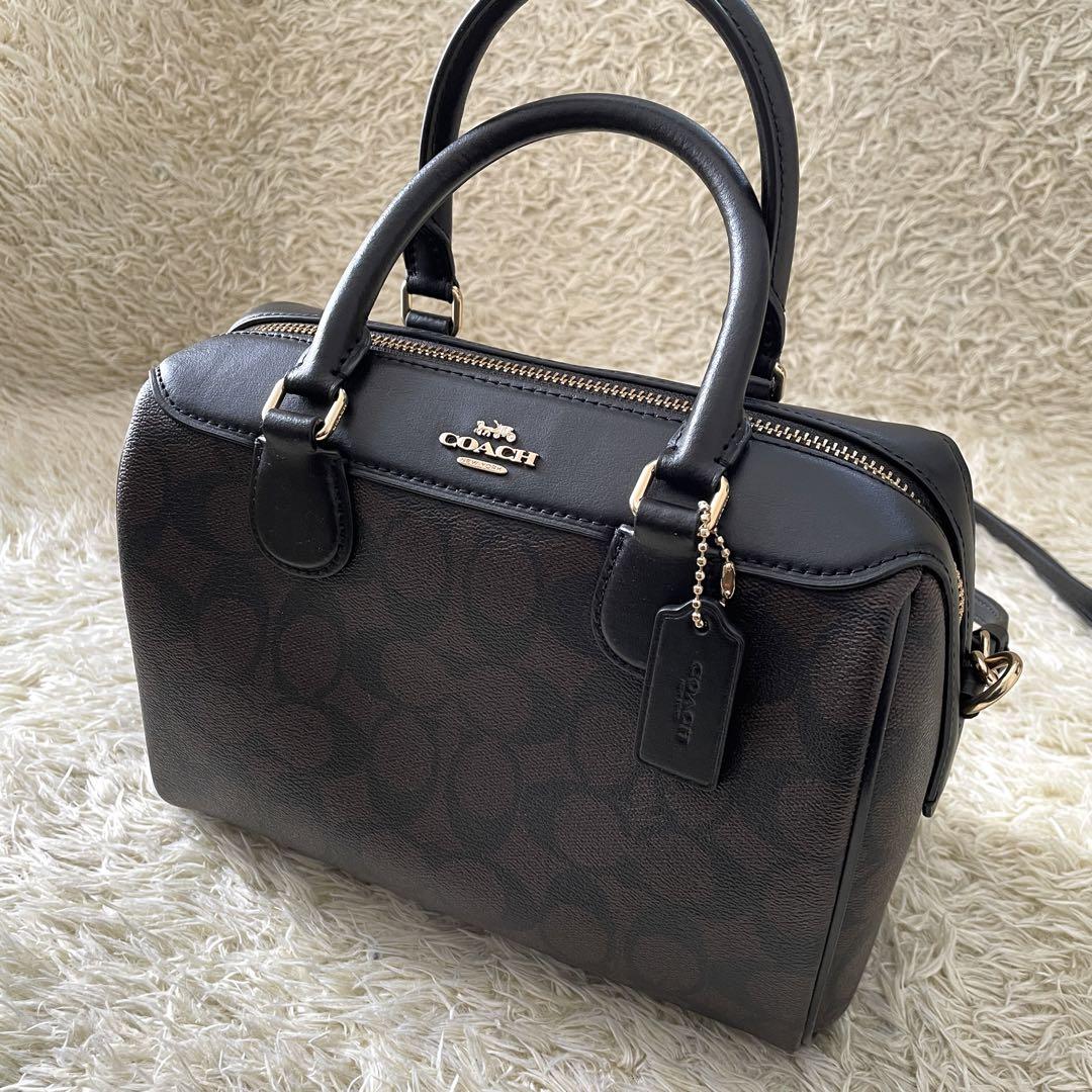 COACH コーチ 2way ショルダーバッグ ミニベネット F32203