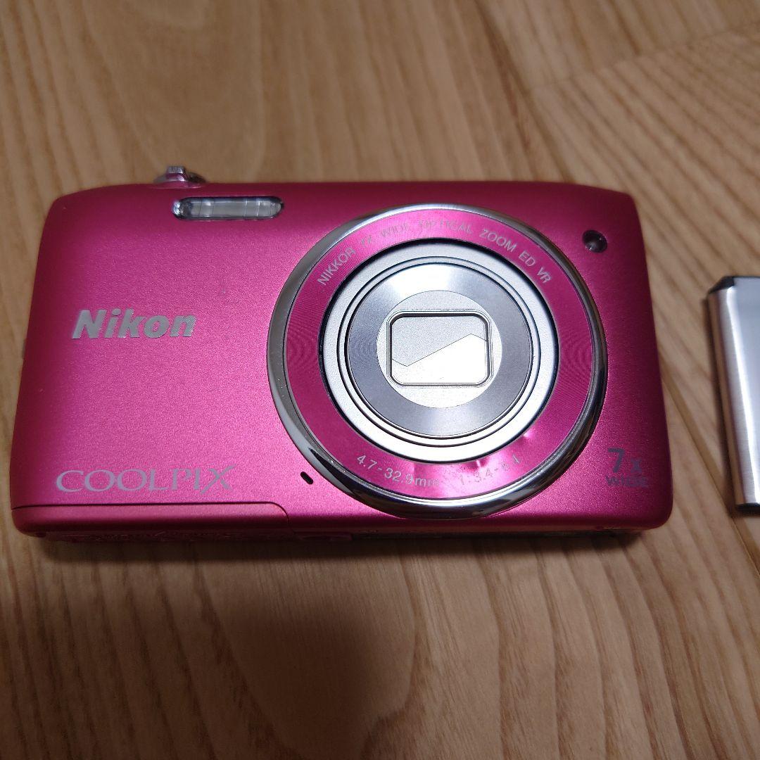 Nikon COOLPIX S3500 ピンク 本体と付属品