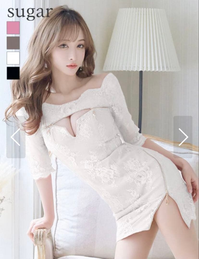 ローブドフルール ミニドレス