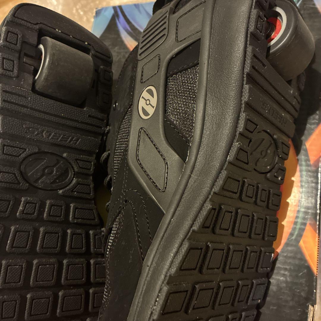 Heelys スニーカー ブラック ローラー付き