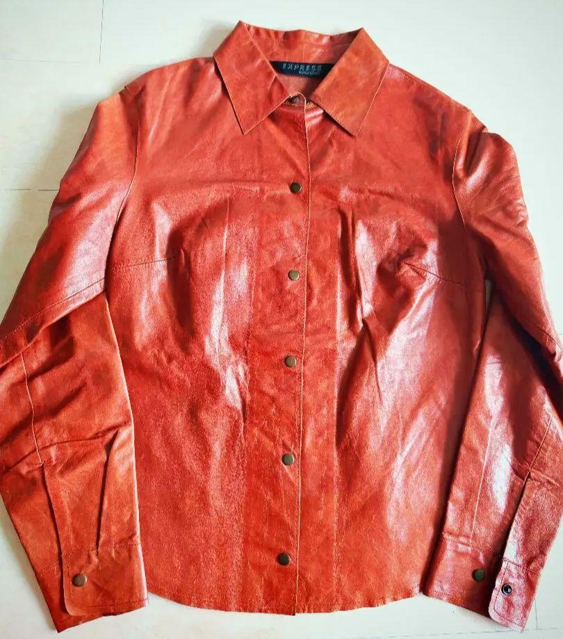 EXPRESS 本革 日本限定 レザーシャツ レザージャケット handmade