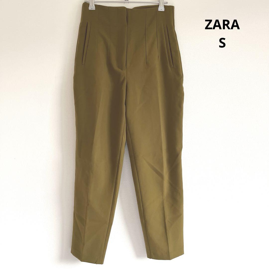 ZARA ハイウエストパンツ - メルカリ