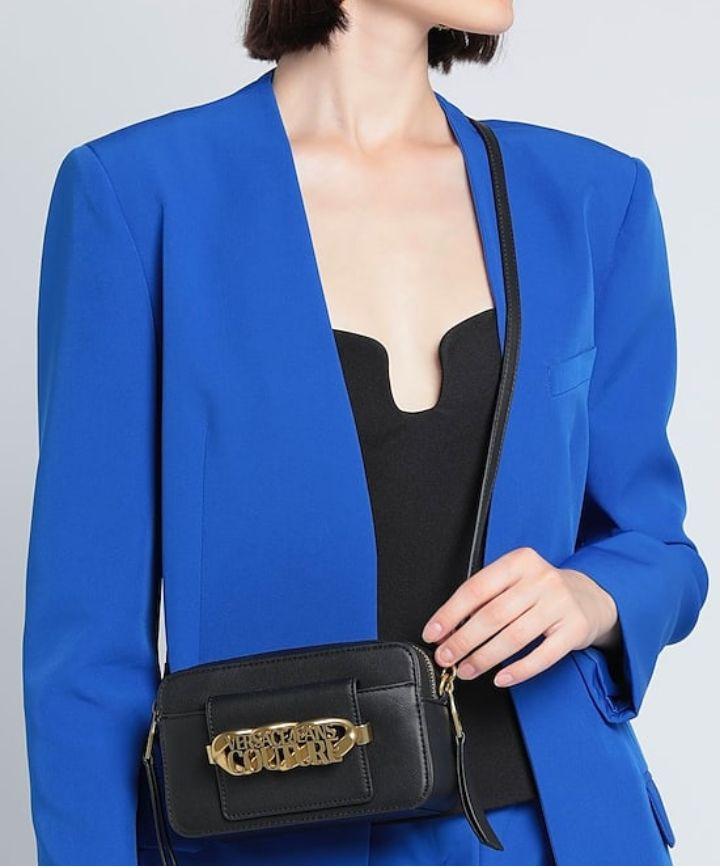 VERSACE JEANS COUTURE ショルダーバッグ ブラック