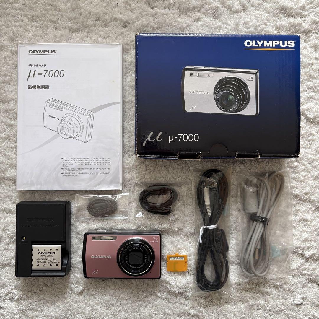 美品【動作確認済】OLYMPUS オリンパス μ7000 レトロコンデジ