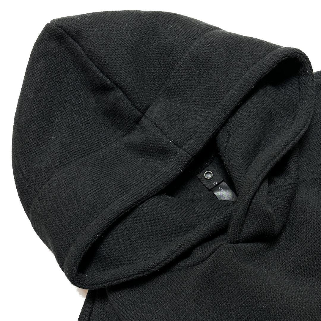 定価2.3万 wjk P/O fleece drape zip パーカー M 黒