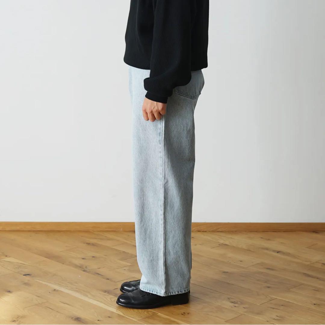 【美品】ユニバーサルプロダクツ 5POCKET DENIM PANTS
