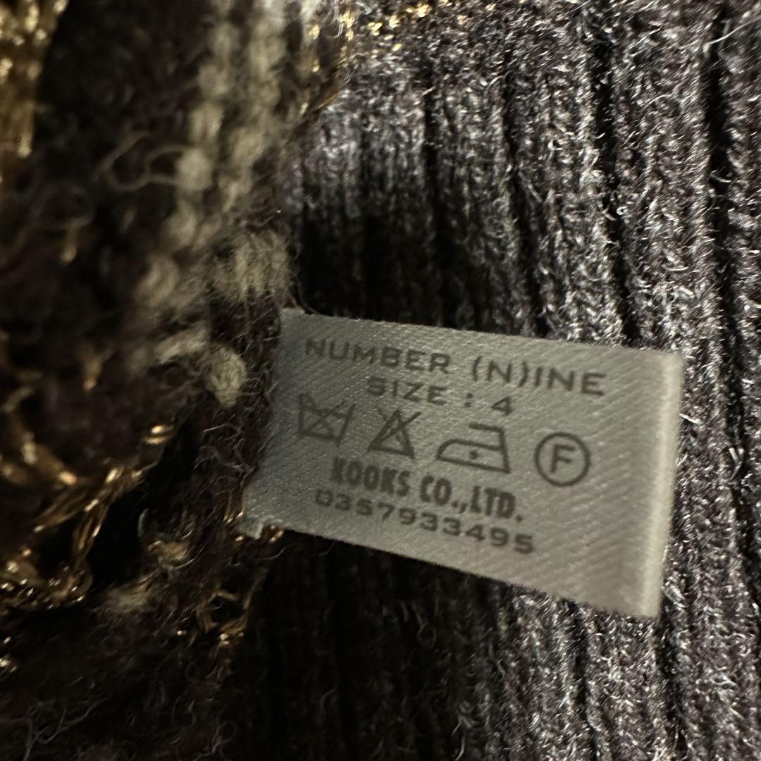 【正規品】NUMBER (N)INE ウールタートルネックセーター