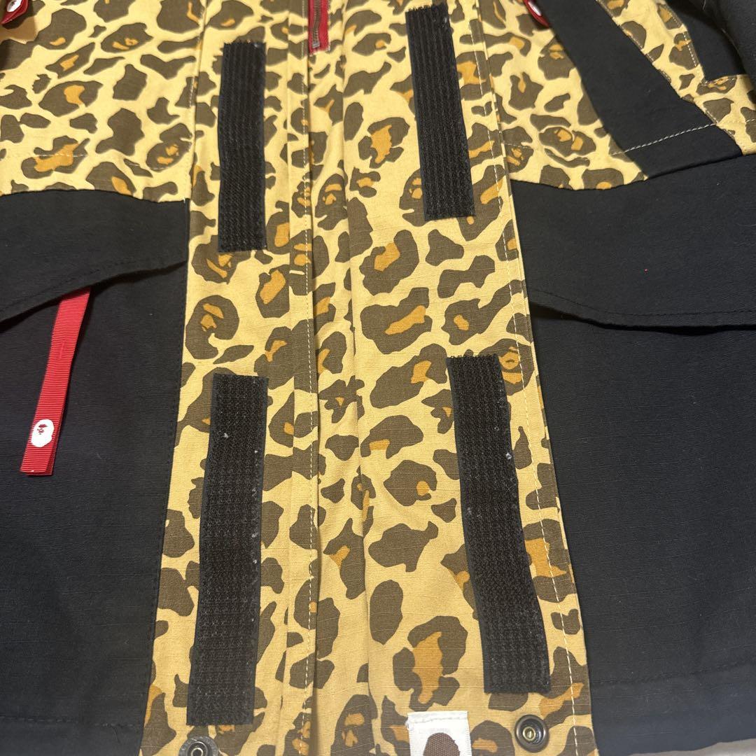 A BATHING APE ヒョウ柄スノボジャケット