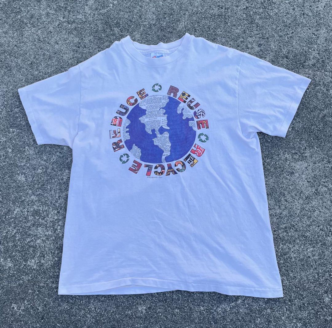 Hanes 90s シングルステッチ tシャツ good print - メルカリ