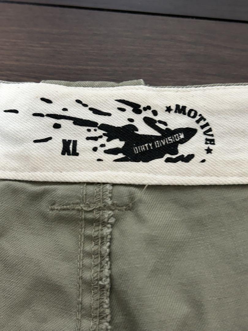 MOTIVE DIRTY DIVISION サイズXL カーキ チノパン