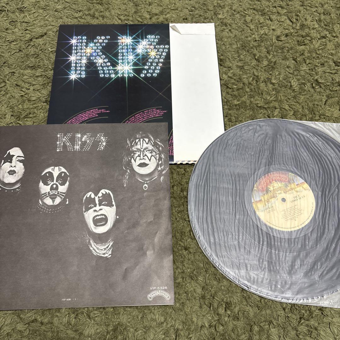 2 送料込み【帯、ライナー】LP KISS 地獄からの使者　キッスファースト
