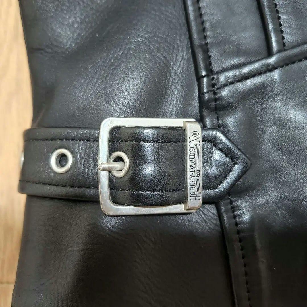Harley-Davidson シングルライダースジャケット L ブラック