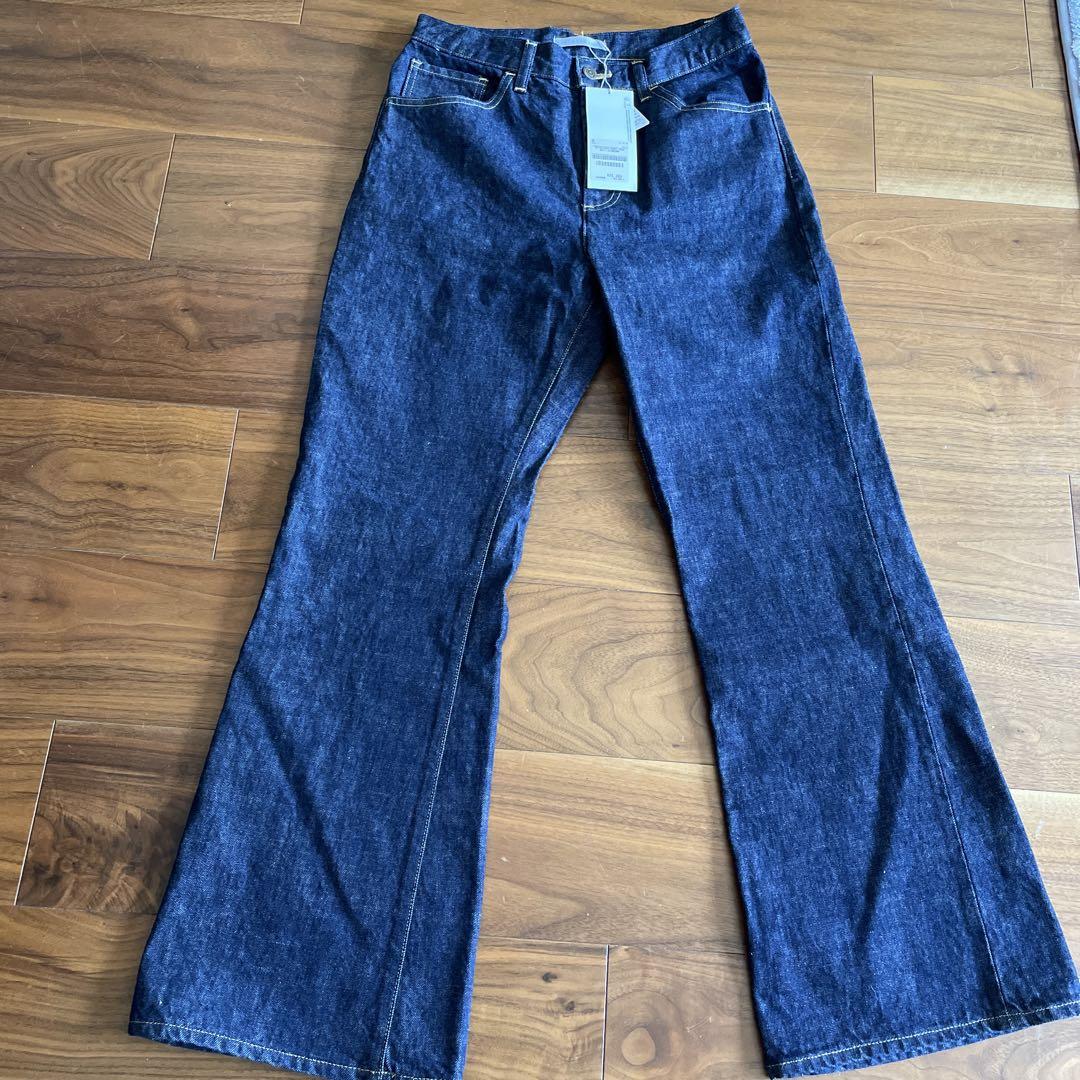 【美品】ch!iii チー×ファーストハンド・コラボ・フレアデニムパンツ・38 美品】ch!iii チー×ファーストハンド・コラボ・フレアデニム