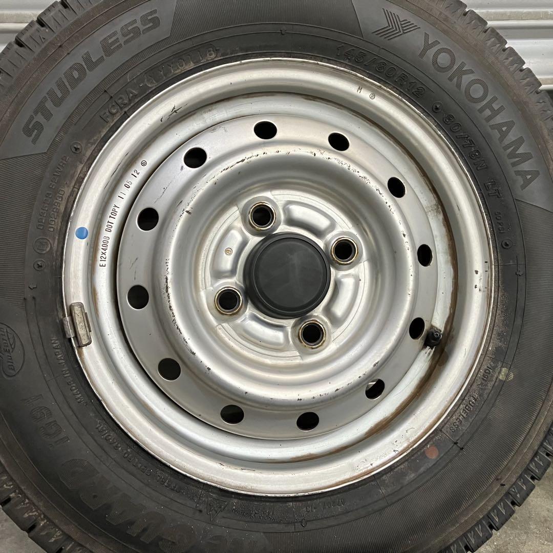 【3313】18年 145/80R12 80/78 アイスガードIG91エブリィ