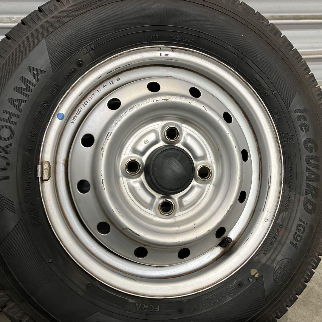 【3313】18年 145/80R12 80/78 アイスガードIG91エブリィ