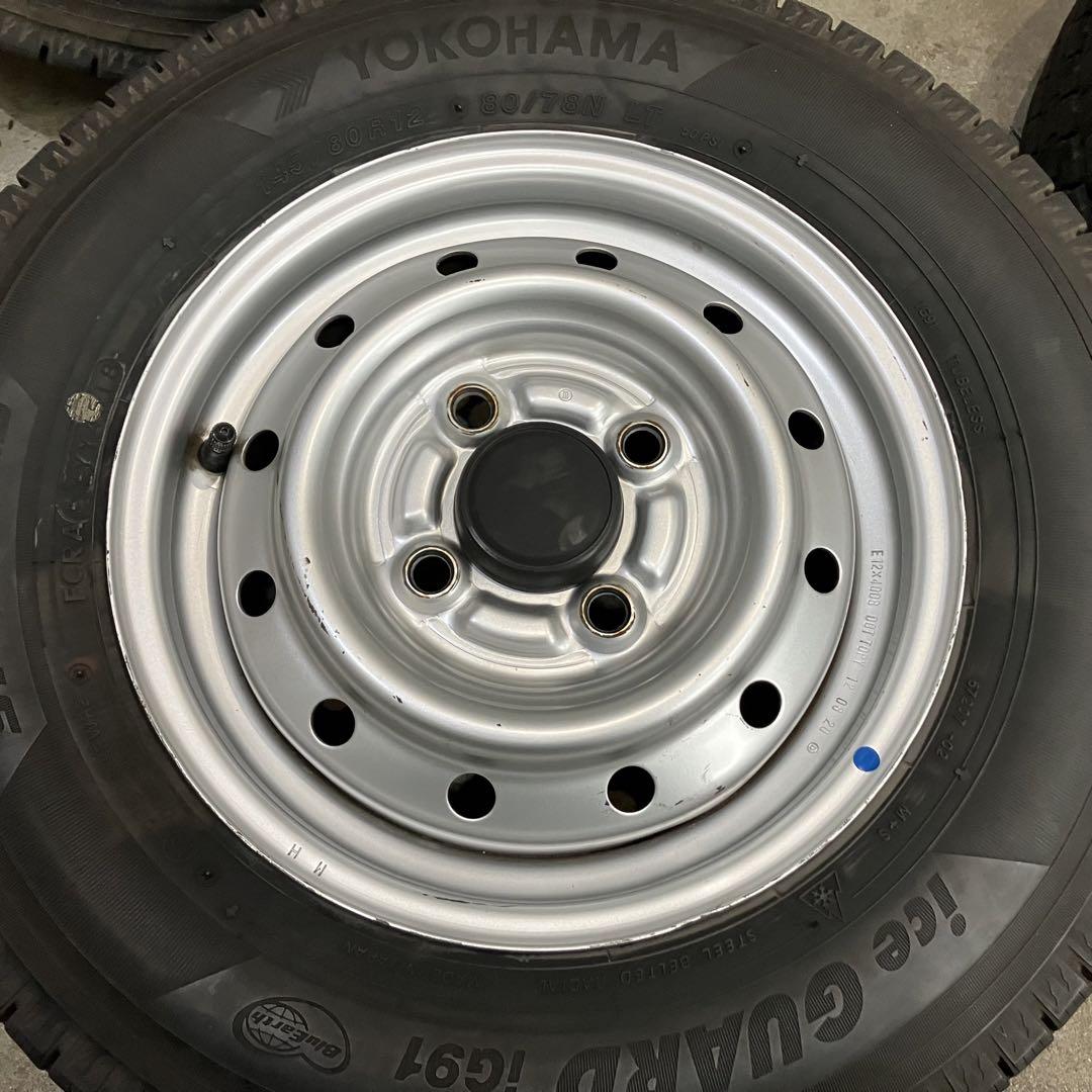 【3313】18年 145/80R12 80/78 アイスガードIG91エブリィ