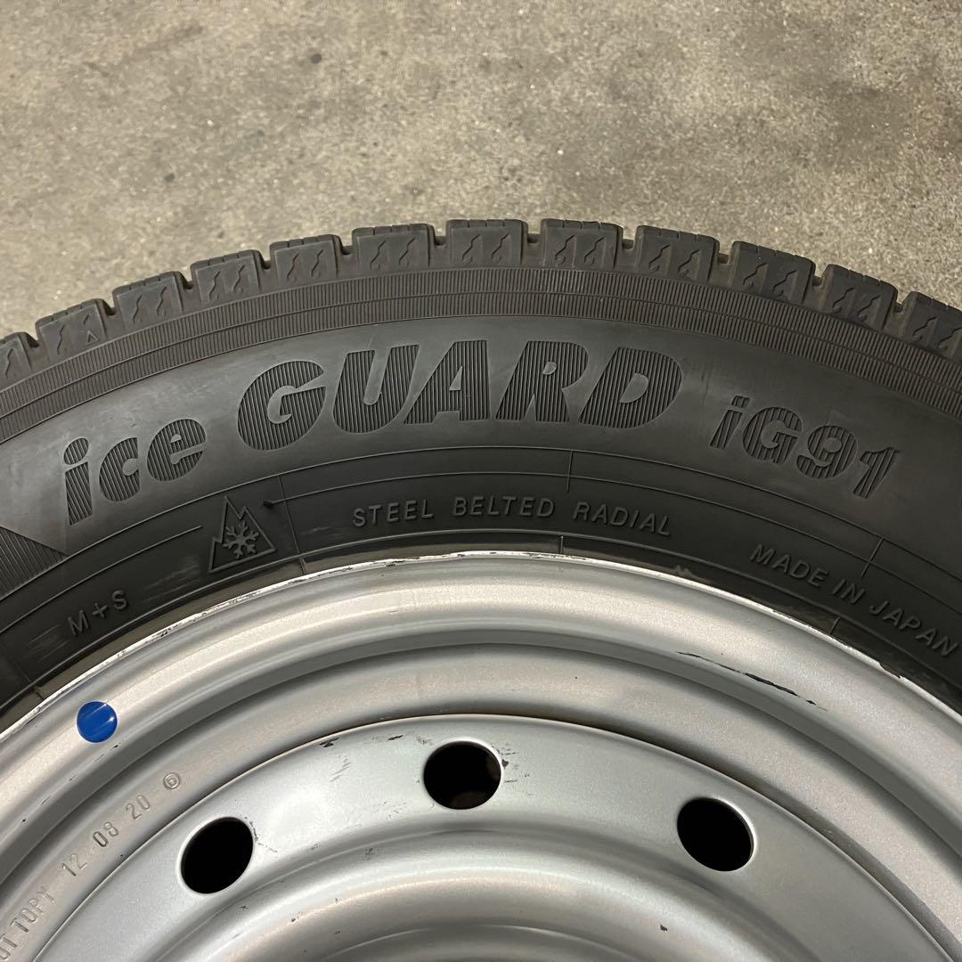 【3313】18年 145/80R12 80/78 アイスガードIG91エブリィ