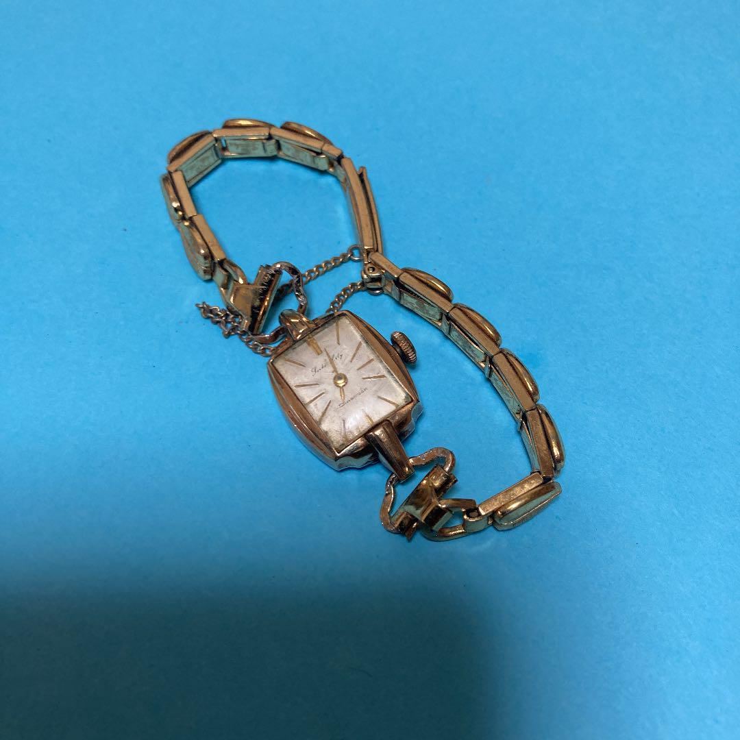 アンティーク セイコー SEIKO LILY DIASHOCK 手巻き時計
