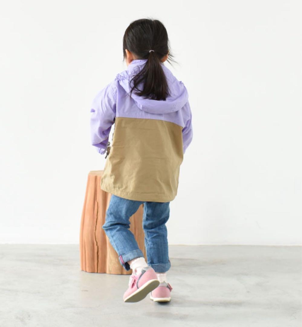ノースフェイス コンパクトジャケット ラベンダー 130 美品♪