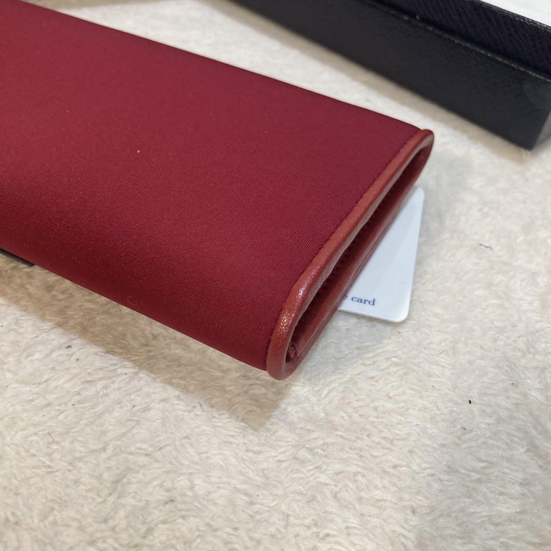 ！新品！　PRADA プラダ　ナイロン　長財布　レザー