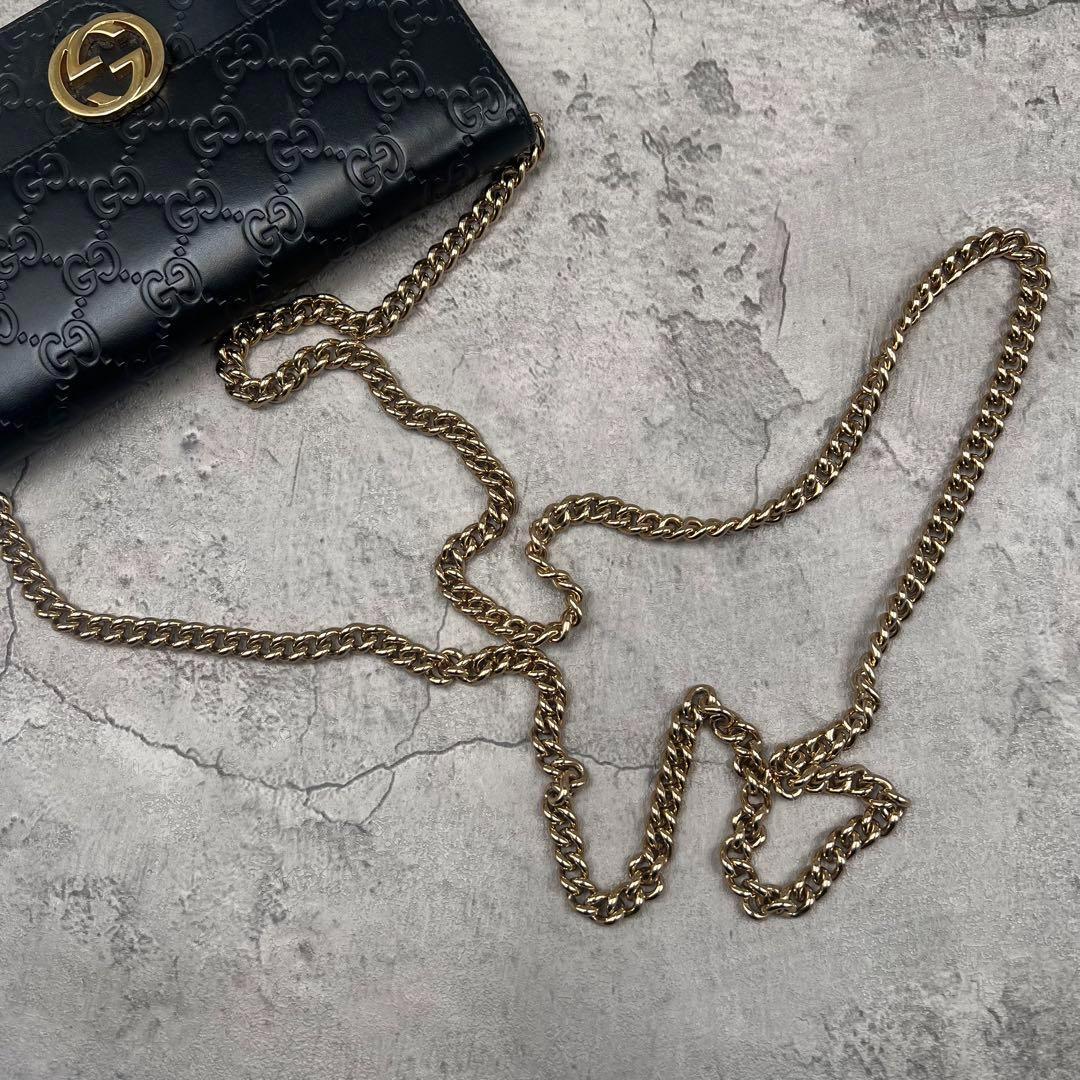 15%OFF】グッチ GUCCI インターロッキングG チェーンウォレット