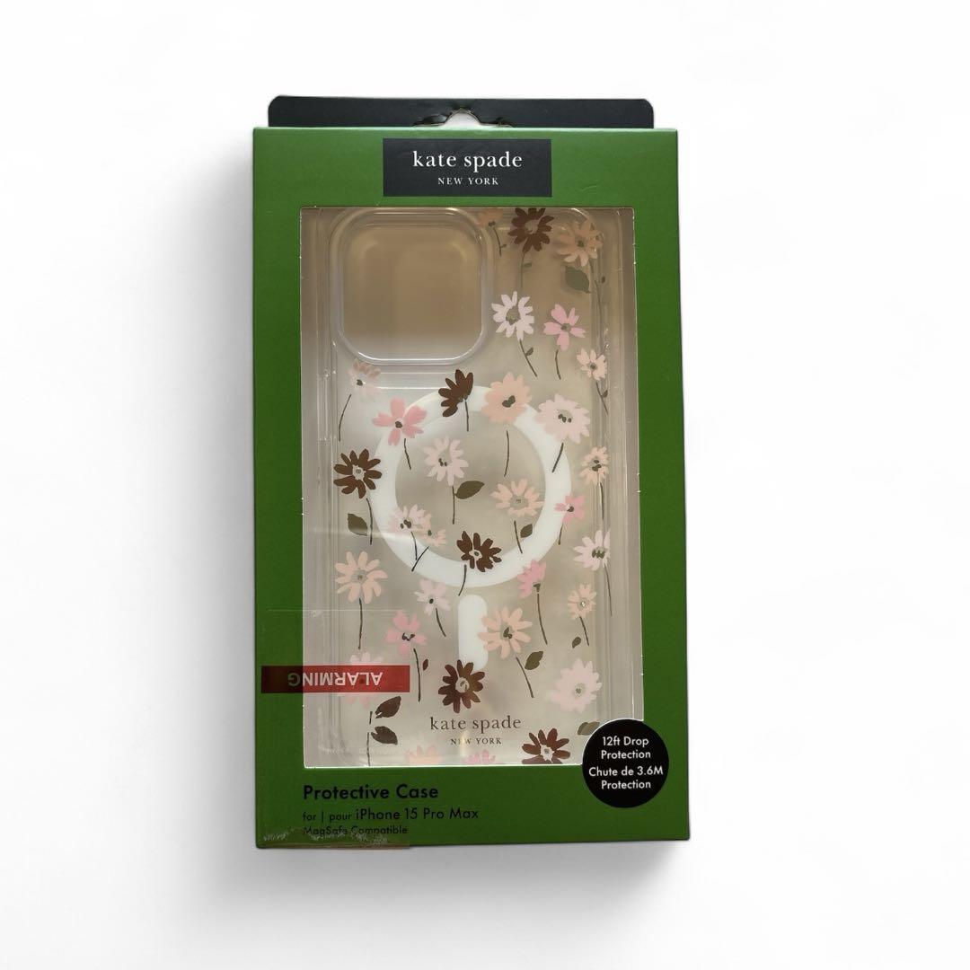 kate spade iPhone 15 Pro Max ケース 花柄 - メルカリ