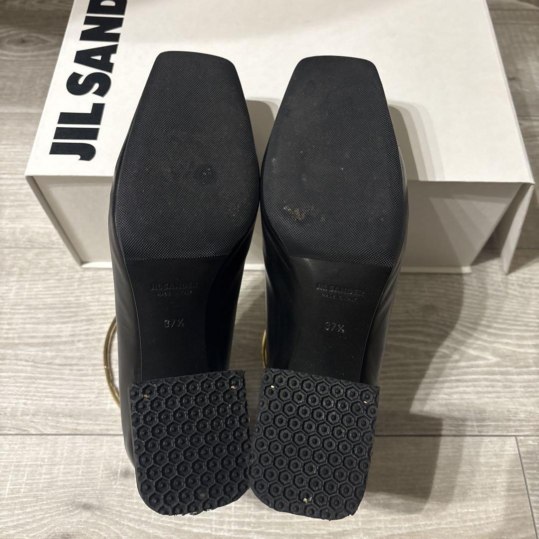 え*読様 Jil Sander ステッチ アンクレット ヒール パンプス え*読様 Jil Sander ステッチ アンクレット ヒール パンプス