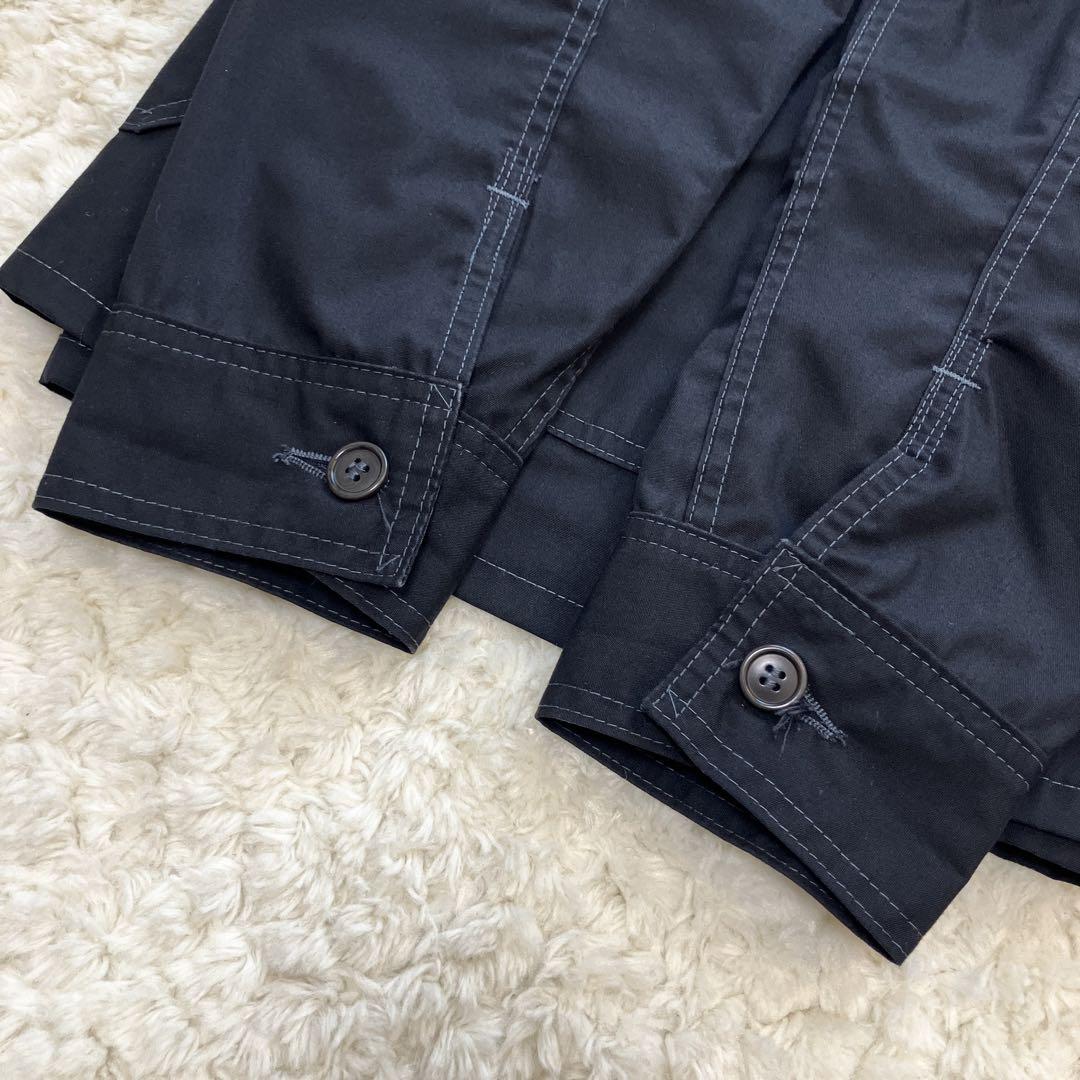 極美品 USA製 POST OVERALLS ブラッククルーザージャケットM 黒