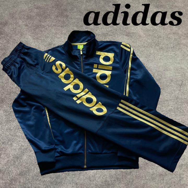 激安通販 良品 Adidas アディダス ジャージ セットアップ ネイビー 紺色 上下m ジャージ V Pravda Ru