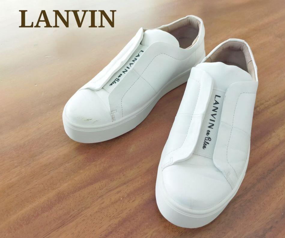 最愛 LANVIN シューズ 白 22.5cm Bleu スリッポン en - スニーカー - labelians.fr 最愛 LANVIN シューズ 白 22.5cm Bleu スリッポン en - スニーカー - labelians.fr
