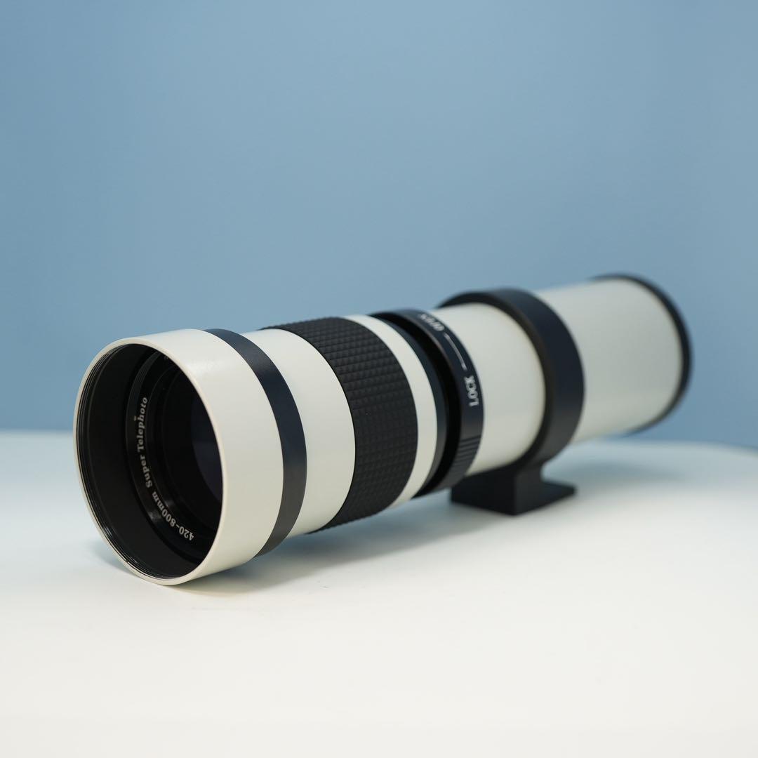 VARI マイクロフォーサーズ用 420-800mm超望遠レンズ白z0024 VARI マイクロフォーサーズ用 420-800mm超望遠レンズ白z0024