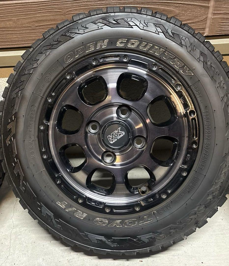 MADCROSS GRACE 12インチアルミホイールタイヤセット