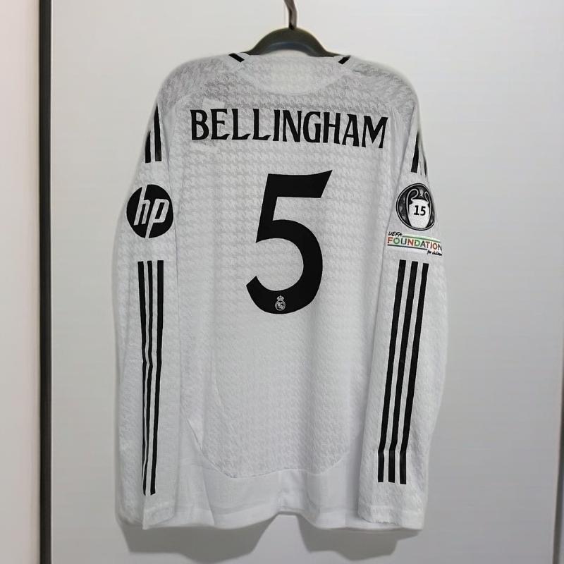 新品 24-25 レアル・マドリード BELLINGHAM 5 シャツ 半袖