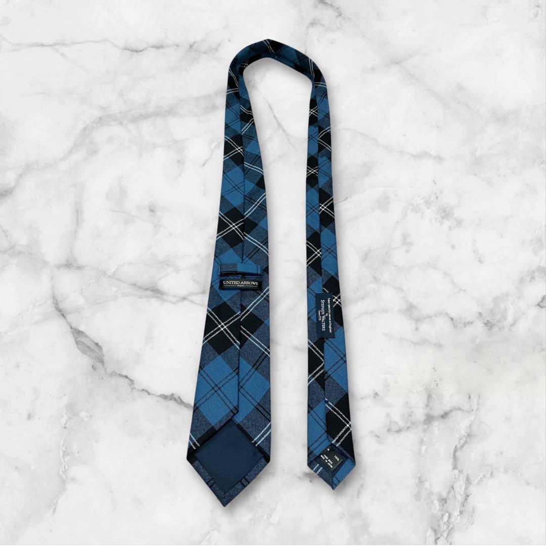 【未使用】UNITED ARROWS ユナイテッドアローズ　ネクタイ　チェック