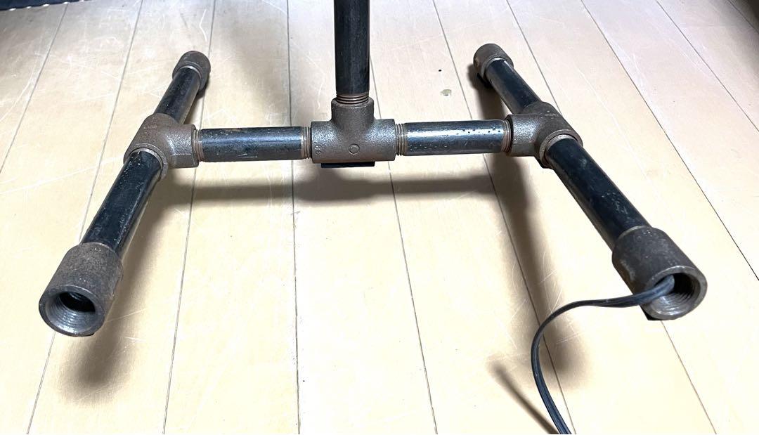 i-inai【イイナイ】配管ライトスタンド　レトロ　アンティーク　家具