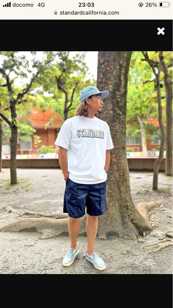SD Easy Work Shorts スタンダードカリフォルニア ネイビーMパンツ