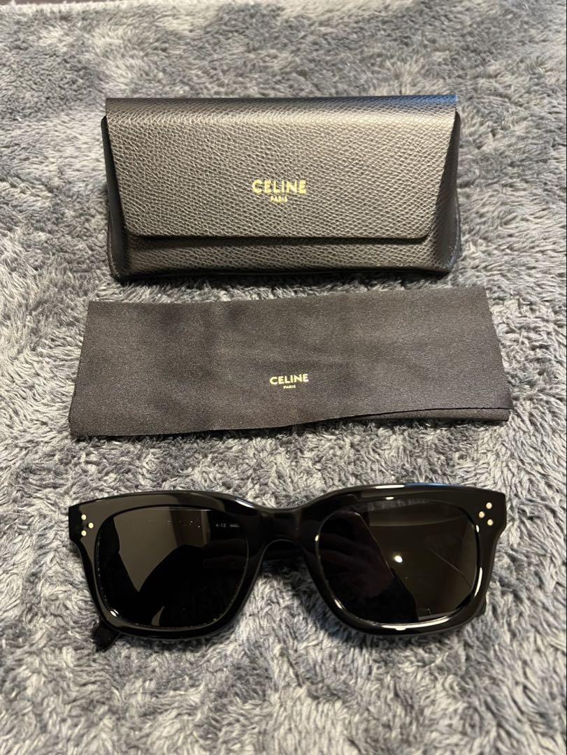 【再お値下げ】CELINE ブラック スクエア型　サングラス ケース付き