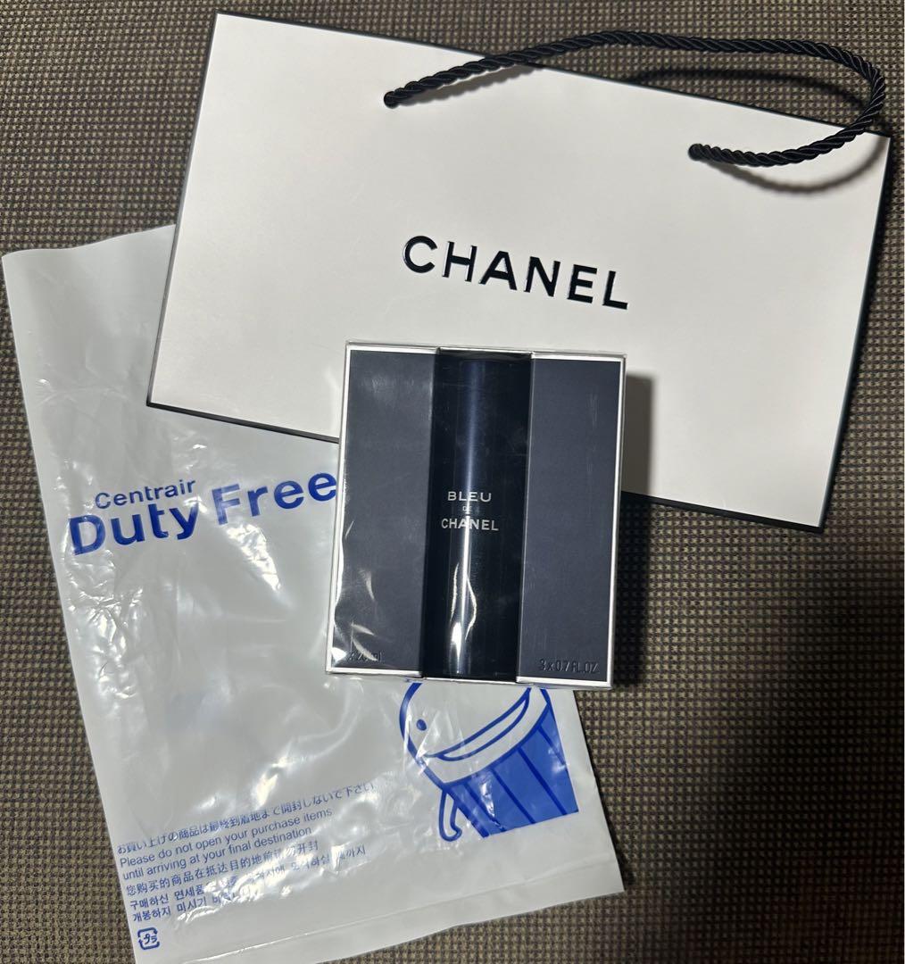 新品ブルー ドゥ シャネルトラベルスプレイ（オードゥトワレット）3x20 ml