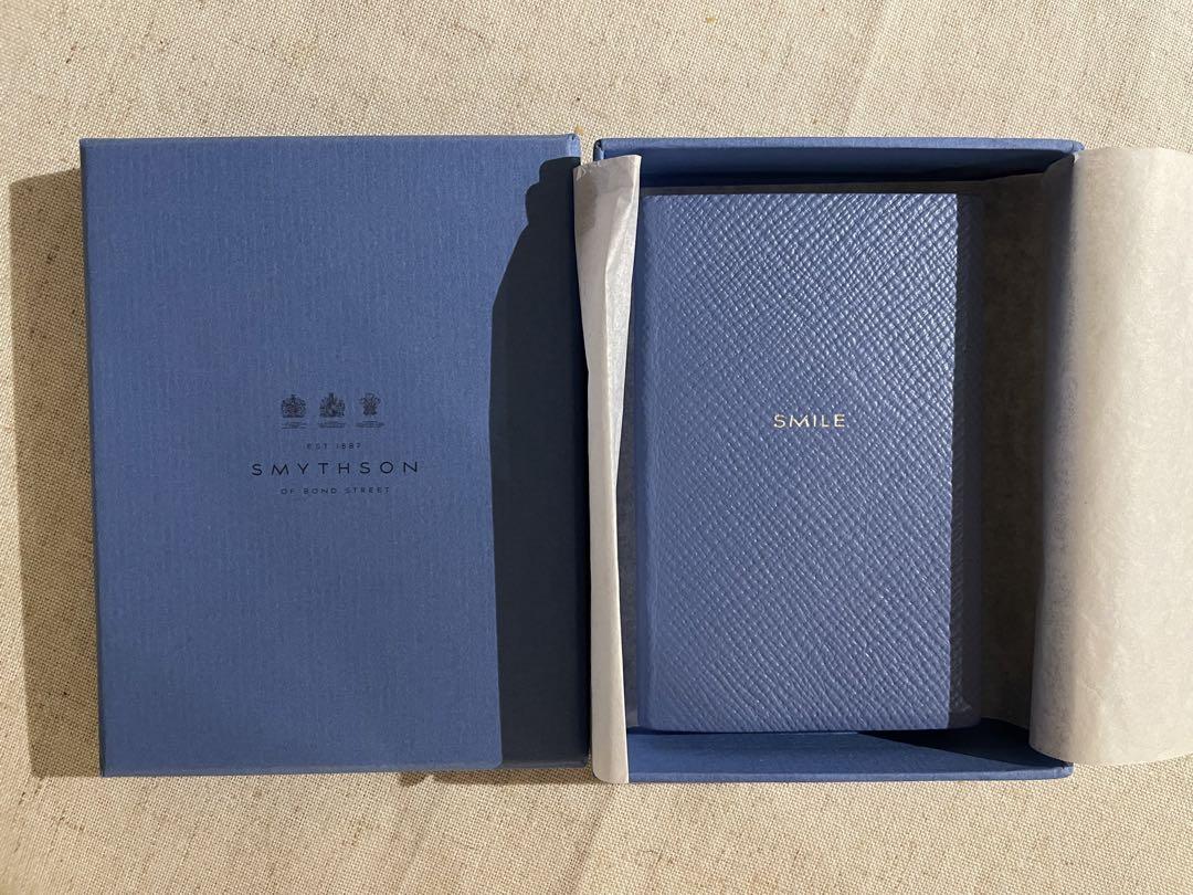 SMYTHSON ミニノート 水色