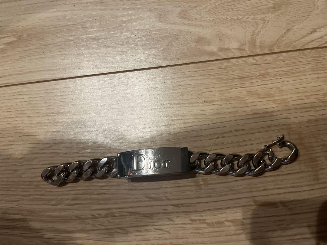 Dior シルバー チェーンブレスレット