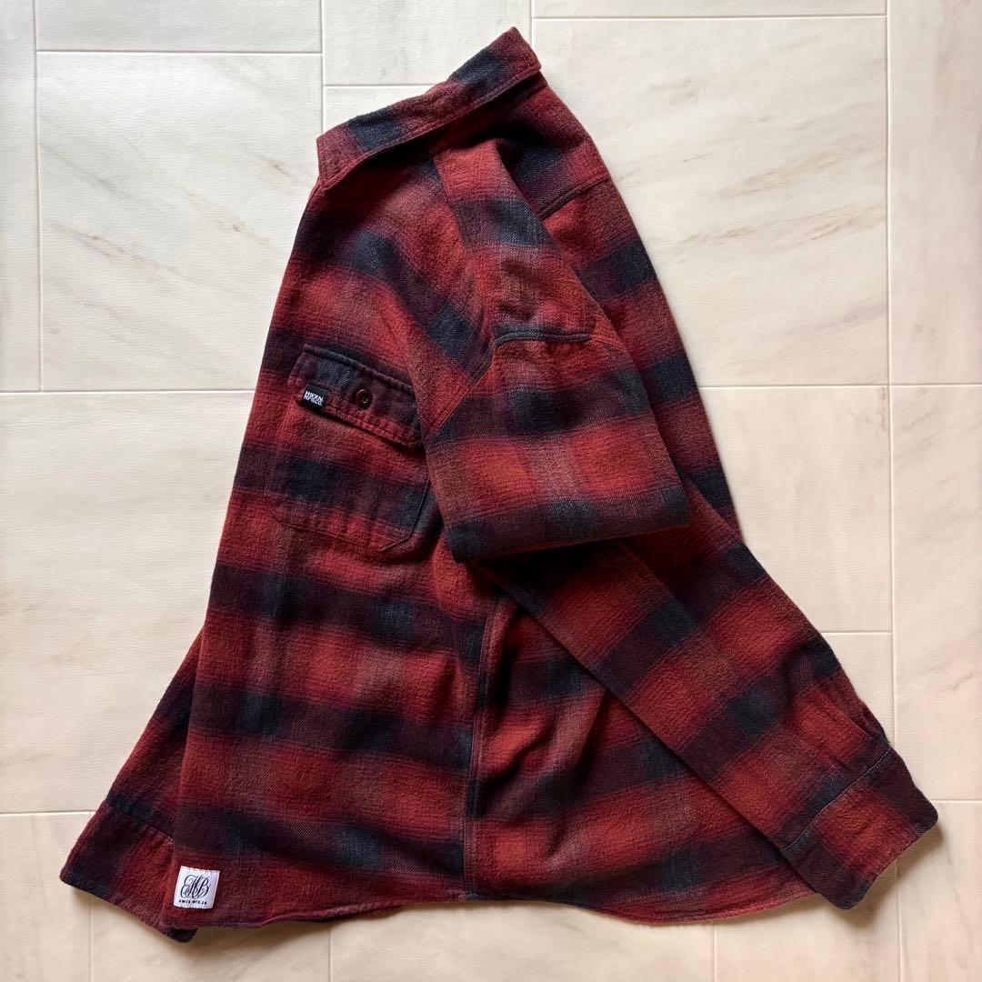 ハウゼンブロス フランネルクラシックシャツ シャドーチェック Mサイズ ハウゼンブロス フランネルクラシックシャツ シャドーチェック Mサイズ