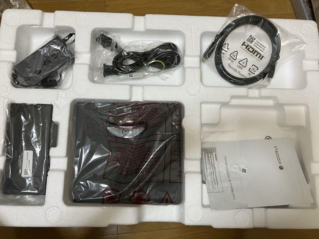 4K KOORUI 27インチ モニター 4k ディスプレイ IPS非光沢 pc