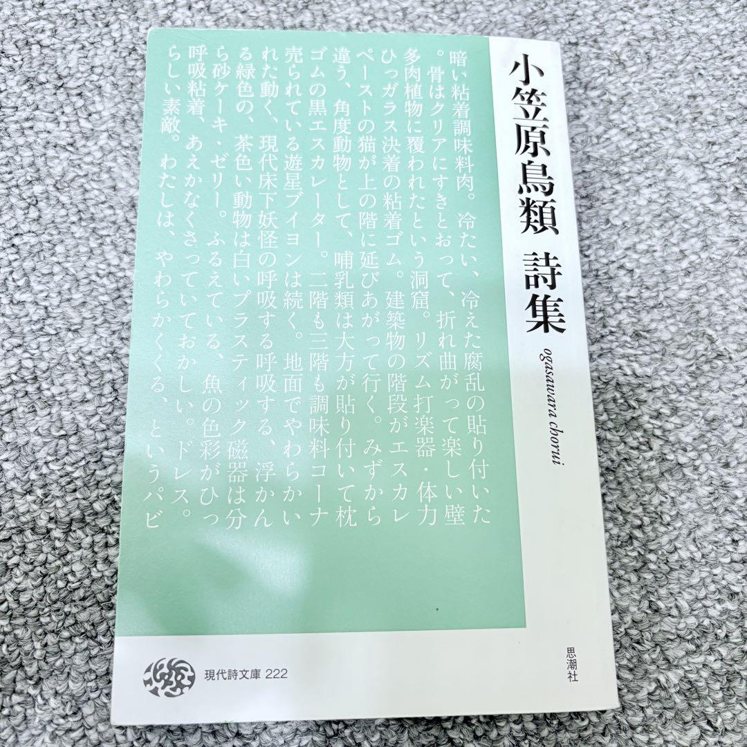 小笠原鳥類 詩集 現代詩文庫 222 思潮社 - メルカリ