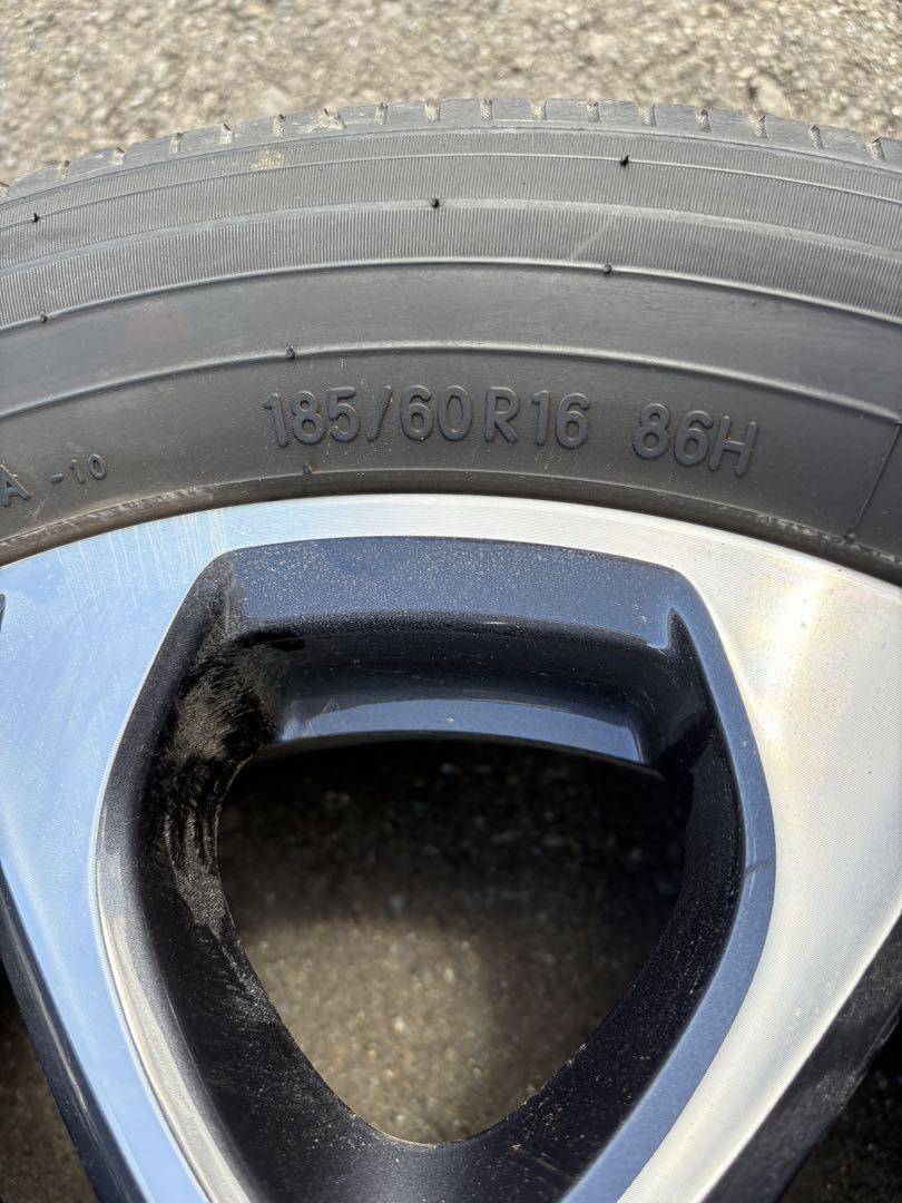 マツダ純正ホイールタイヤセット　185/60R16